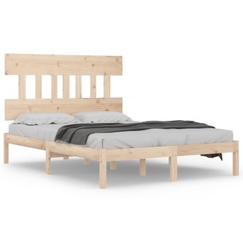Rama łóżka drewniana 195,5x145,5x31cm, sosna - Zakito