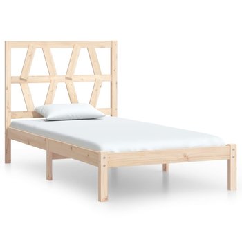 Rama łóżka drewniana 195,5x95,5x31cm (sosna) - Zakito
