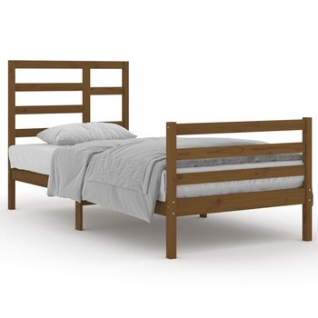 Rama łóżka drewniana 90x200 miodowy brąz / AAALOE - Zakito Home