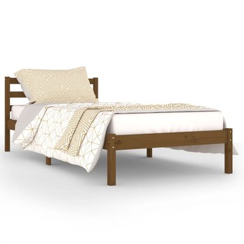 Rama łóżka drewniana 90x200, miodowy brąz - Zakito Europe