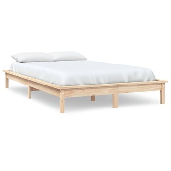 Rama łóżka drewniana sosnowa 140x190 cm, naturalny / AAALOE - Zakito Home
