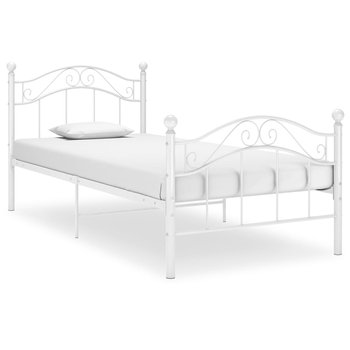 Rama łóżka metalowa 90x200 biała - Zakito Europe