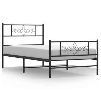 Rama łóżka metalowa czarna 196x80x90 cm - Zakito Europe