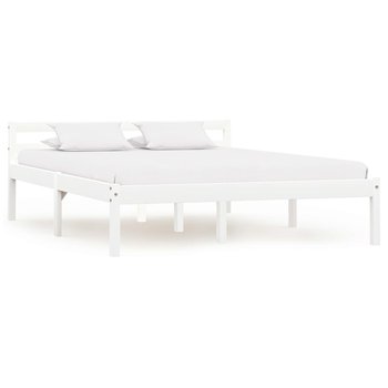 Rama łóżka sosnowa 120x200 biała / AAALOE - Zakito Home