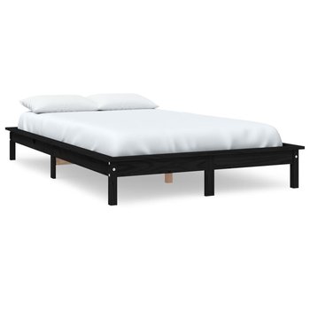 Rama łóżka sosnowa 140x190 cm czarna / AAALOE - Zakito Home