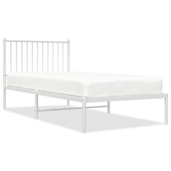 Rama łóżka stalowa 90x200 biała / AAALOE - Zakito Home