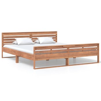 Rama łóżka, z litego drewna tekowego, VidaXL, 180x200 cm - vidaXL