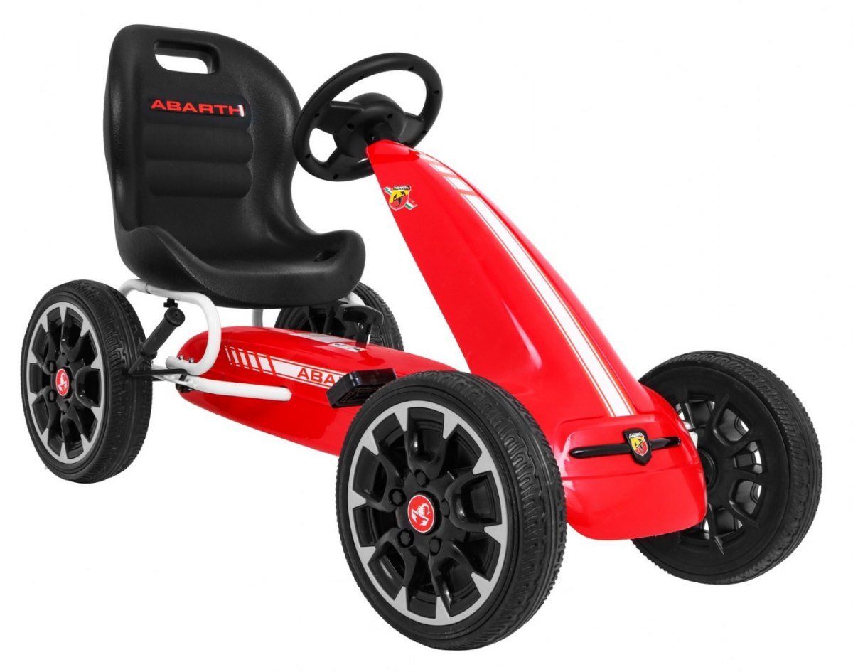 Ramiz, gokart na pedały Abarth, czerwony
