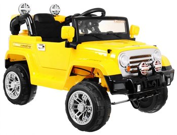 Ramiz, pojazd na akumulator Jeep Terenowy, żółty - RAMIZ