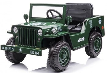 Ramiz, Pojazd na akumulator Retro Wojskowy Zielony - RAMIZ
