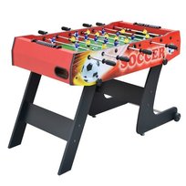 Ramiz, Stół do piłkarzyków, czerwony, 121x61x81 cm