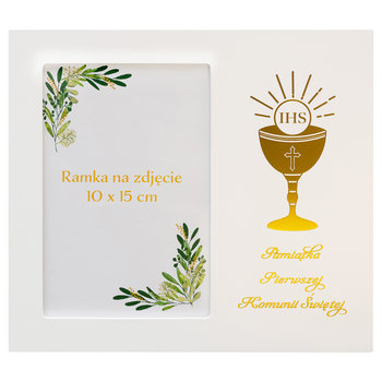 Ramka 1, Komunia, Biały, 10 x 15 cm - Empik