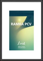 Ramka 21x29,7 (A4) PCV czarna (RA19)