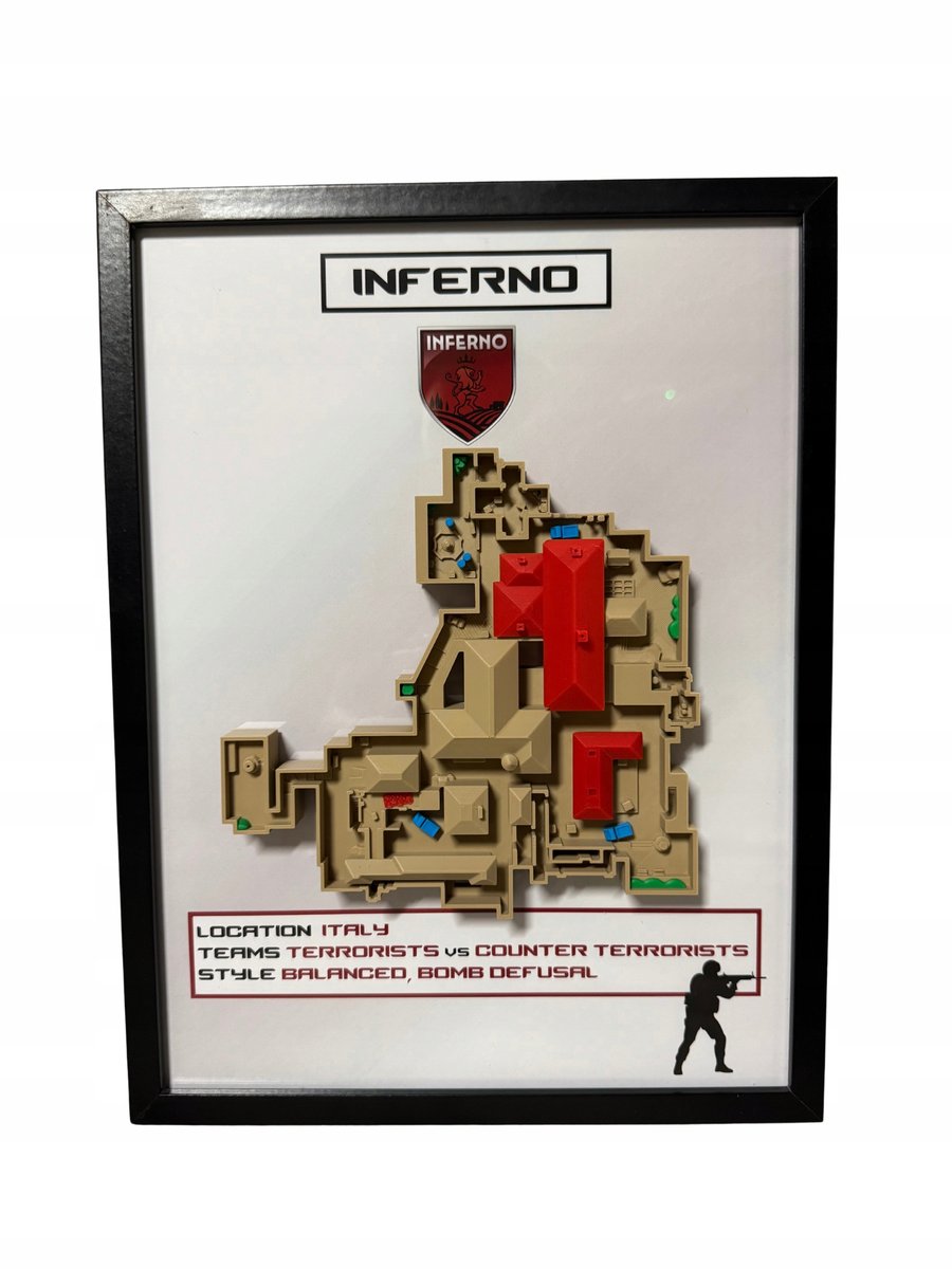 Ramka Counter-Strike INFERNO CS2 CS:GO - Inna marka | Sklep EMPIK.COM