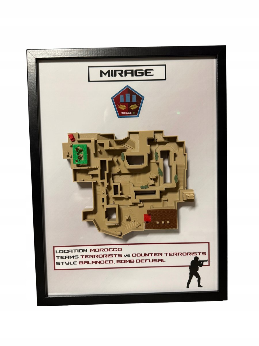 Ramka Counter-Strike MIRAGE CS2 CS:GO - BBF | Sklep EMPIK.COM