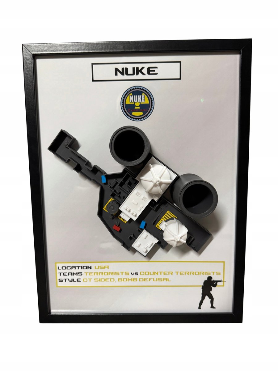 Ramka Counter-Strike NUKE CS2 CS:GO - BBF | Sklep EMPIK.COM
