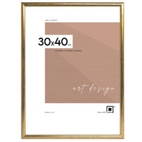 Ramka drewniana na zdjęcia ZŁOTA 30x40 cm