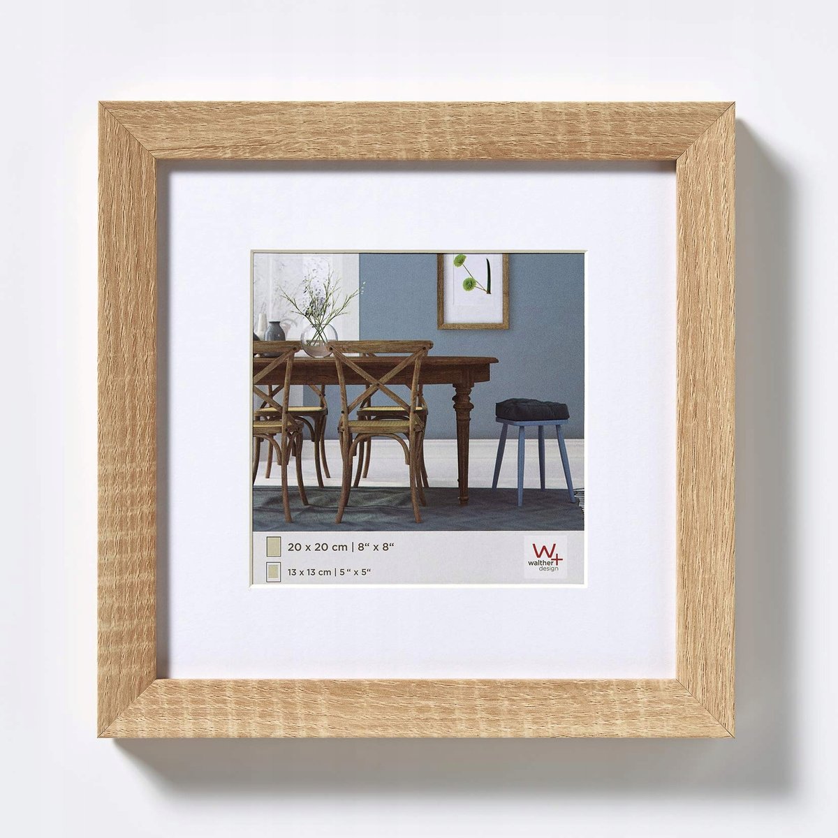 walther design Photo Cube 8,5 x 8,5 cm in Vetro Artistico