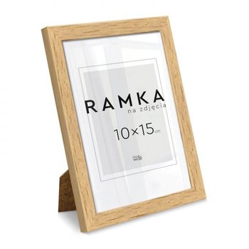 Ramka na zdjęcia 10x15 cm z podpórką Brzoza ramki na ścianę na zdjecia 15x10 cm - Nice Wall