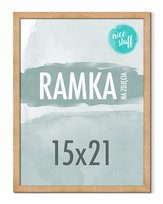 RAMKA NA ZDJĘCIA 15x21 A5 RAMKI NA ZDJĘCIA ZDJĘCIE 21x15 MDF BRĄZOWA Nice Stuff