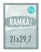 RAMKA NA ZDJĘCIA 21x30 A4 RAMKI NA ZDJĘCIA ZDJĘCIE 21x29,7 SZARO-NIEBIESKI