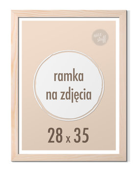 Ramka na zdjęcia 28x35 cm sosnowa Ramki 35x28	 - Nice Stuff