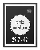 Ramka na zdjęcia 29,7x42 cm A3 Ramki 42x29,7 czarna