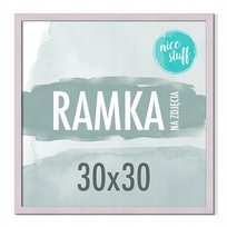 RAMKA NA ZDJĘCIA 30x30 RAMKI NA ZDJĘCIA ZDJĘCIE kwadratowa PUDROWY FIOLET