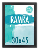 Ramka na zdjęcia 30x45 ramka 30x45 ramki na zdjęcie czarna MDF foto rama Nice Stuff