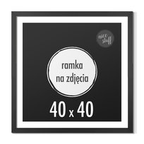 Ramka na zdjęcia 40x40 cm Foto Ramki kwadratowa czarna