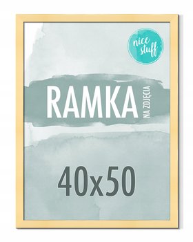 RAMKA NA ZDJĘCIA 40x50 RAMKI NA ZDJĘCIA ZDJĘCIE 50x40 MDF ZŁOTA złote - inna (Inny)