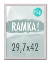 RAMKA NA ZDJĘCIA A3 29,7x42 RAMKI NA ZDJĘCIA ZDJĘCIE 42x29,7 PUDROWY FIOLET