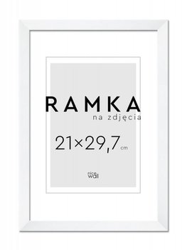 Ramka na zdjęcia A4 21x29,7 cm Biała na ścianę na zdjecia 29,7x21 cm - Nice Wall