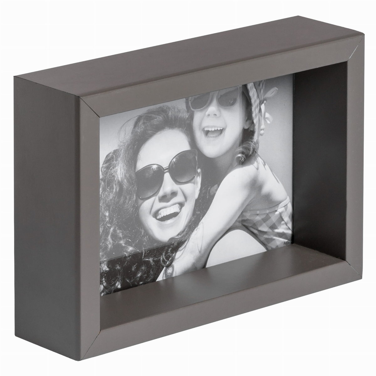 Zdjęcia - Ramka i album na zdjęcia Black&Decker Ramka na zdjęcie box głęboka 10x15 cm stojąca i wisząca antracyt BD art 