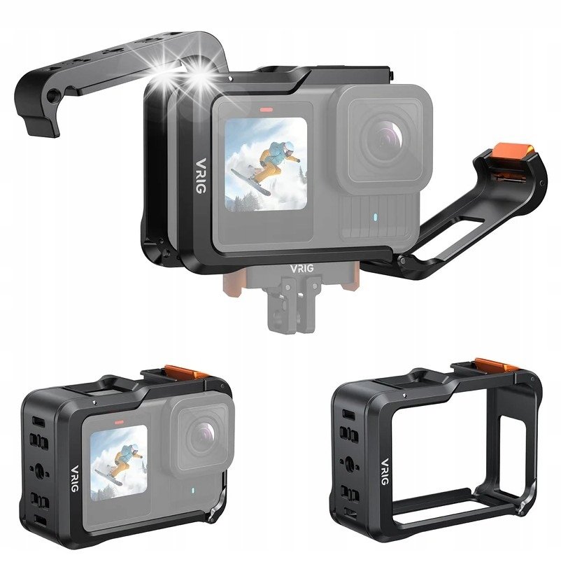 Gurmoir Kit Accessori GoPro Hero 13/12/11/10/9 - Custodia Stagna E Treppiede