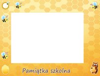 Ramka papierowa na zdjęcia - 10x15 (10szt.) pamiątka przedszkole + napis