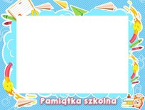 Ramka papierowa na zdjęcia - 10x15 (10szt.) pamiątka szkolna + napis