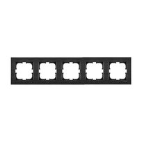 Ramka pięciokrotna seria Comfort kosmiczny czarny Exen