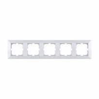 Ramka pięciokrotna seria Odak biała Exen