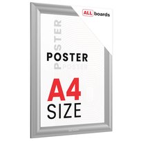 Ramka plakatowa A4 OWZ Srebrna rama zatrzaskowa