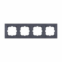 Ramka poczwórna seria Comfort magnetyczny szary Exen