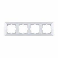 Ramka poczwórna seria Odak biała Exen