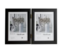 Ramka Podwójna Na Zdjęcia 13X18Cm Czarna Nicelife