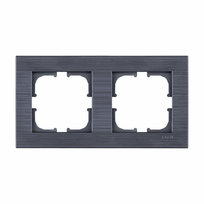 Ramka podwójna seria Comfort magnetyczny szary Exen