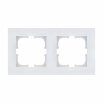 Ramka podwójna seria Karell biała Exen