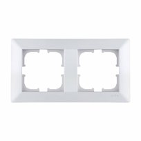 Ramka podwójna seria Odak biała Exen