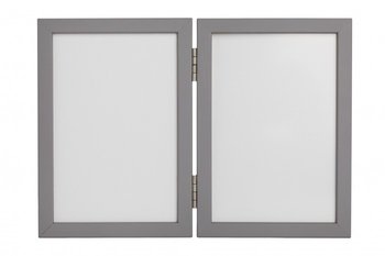 Ramka podwójna z glinką Tiny Memories szara - Tiny Memories