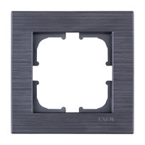 Ramka pojedyncza seria Comfort magnetyczny szary Exen