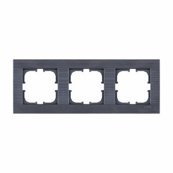 Ramka potrójna seria Comfort magnetyczny szary Exen - EXEN