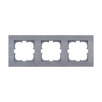 Ramka potrójna seria Comfort stalowy Exen